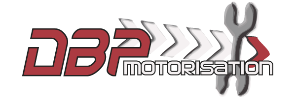 Logo DBP Motorisation, mécanique et travaux spéciaux, motorisation